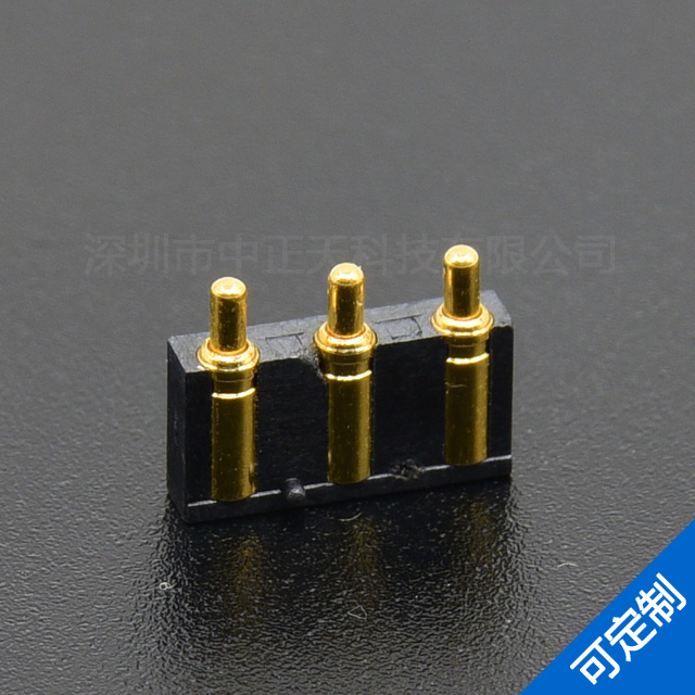 3-pin side welding side stick elastic pin POGOPINPIN-Single head POGOPIN-SHENZHEN ZHongZHengTian Technology Co., Ltd.